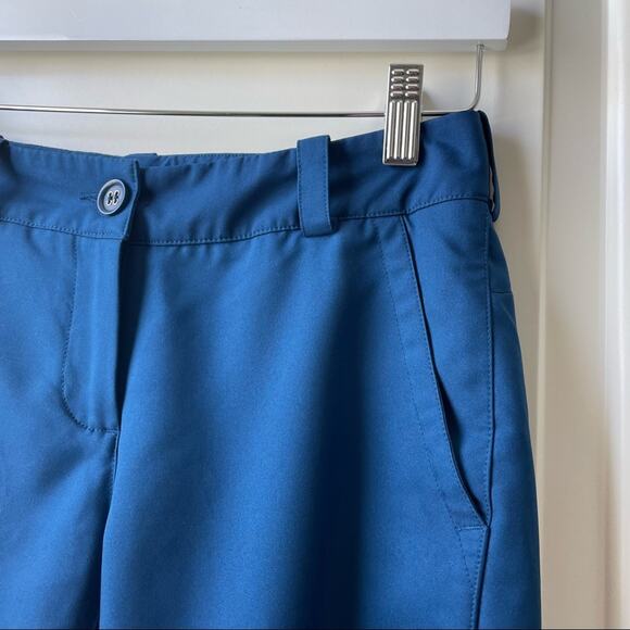 Nike Golf Bermuda Shorts Blue Dri-Fit Active Size 2 - Picture 4 of 11